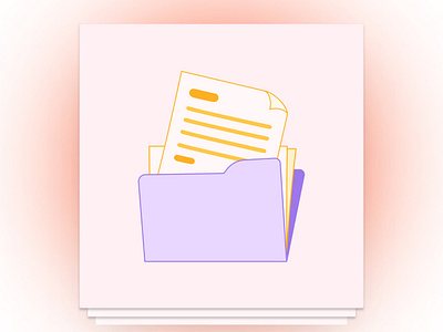 Vibrant Design Icon: Non-Empty Folder 📁💡 asset bezier branding design graphic design icon