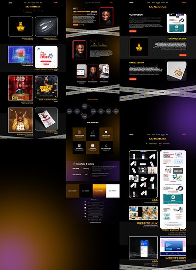MY PORTFOLIO branding graphic design portfolio ui user experience user interface
