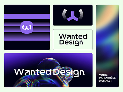 NEW - BRAND - WANTED DESIGN branding design graphic design icon identity illustration logo marks symbol ui wanted wd