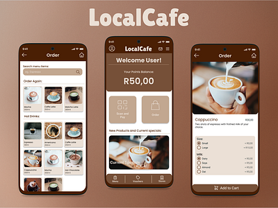 Customer Loyalty App app design ui ux