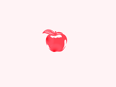 An Apple apple branding engrave logo fruit gradient graphic design illustration logo negative space vector