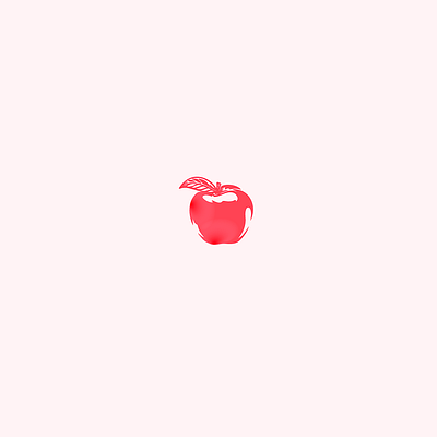 An Apple apple branding engrave logo fruit gradient graphic design illustration logo negative space vector