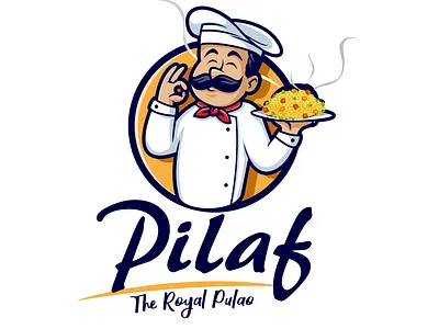 Pilaf Logo Design branding design graphic design illustration logo logo design pilaf theroyalpulao typography ui
