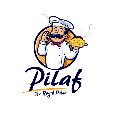 Pilaf Logo Design branding design graphic design illustration logo logo design pilaf theroyalpulao typography ui