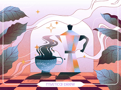 Mystical Brew after effects animation digital art illustration magic motion graphics