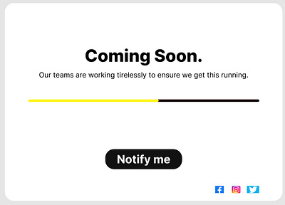 COMING SOON dailyui