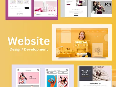 Bussines Website Development branding design ecommerce website fashion website graphic design ui vector website