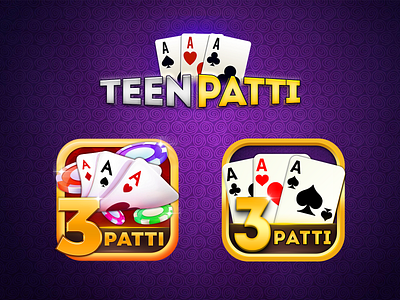 Teenpatti Game Logo Design app branding design game game logo design graphic design illustration logo logo design teenpatti teenpatti appicon teenpatti game logo design typography ui ux vector