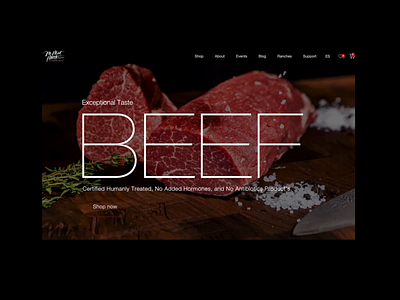 Mr Meat Master. E-commerce Website Design and Development. after effects animation branding butcher shop e commerce e store food gsap interaction design luxury meat motion restaurant shopify shopify plus uidesign uiux user experience user interface website