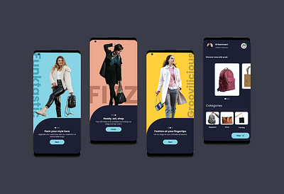 Bag e-commerce Splash Screen | Mobile app bag shop carousel design ecommerce graphic design hand bags mobile app splash screen ui uiux uiux designer