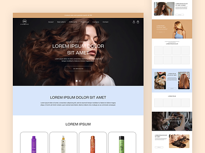 Haircare Products Landing Page hair beauty ecommerce hair beauty landing page hair beauty ui hair beauty web design hair beauty website hair care ecommerce hair care landing page hair care ui hair care web design hair care website hair ecommerce hair landing page hair products ecommerce hair products landing page hair products ui hair products web design hair products website hair ui hair web design hair website