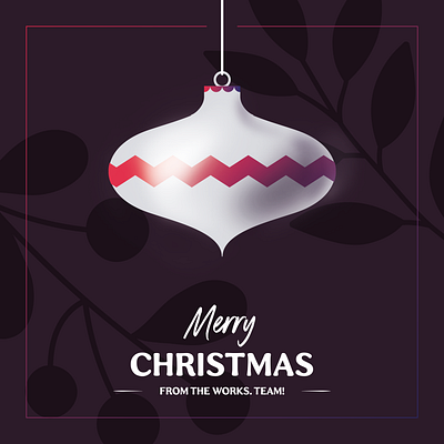 Christmas greeting postcard card christmas graphic design illustration ornament postcard vector works works. worksdot