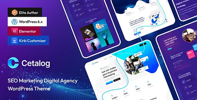 Cetalog - Marketing & SEO Agency WordPress Theme + RTL website analysis