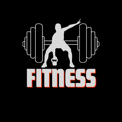 Fitness logo 3d branding logo