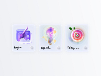UI Kit-less UI Design Samples Volume 2 community component design effect features cards figma free file glass glow icons illustration inspiration trend ui