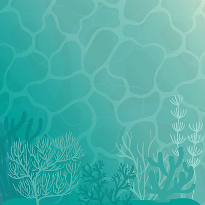 little mermaid design for children graphic design illustration mermaide turtle under undersea world