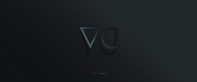 Vocet Capital Logo branding figma graphic design logo modern logo ui