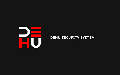 DEHU Logo branding logo logotype square