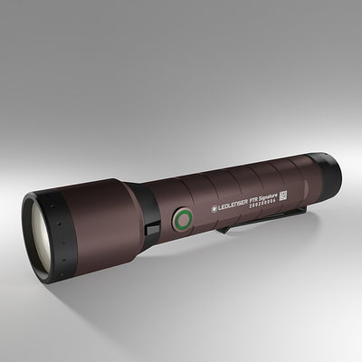 Flashlight "Ledlenser P7R Signature" 3d 3ddigital 3dmodel 3dmodeling 3dvisualization blender digital 3d flashlight