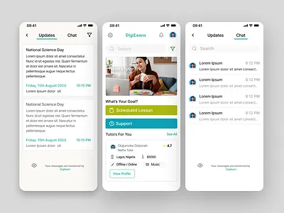 Homescreen figma interactive design product design ui user research ux visual design