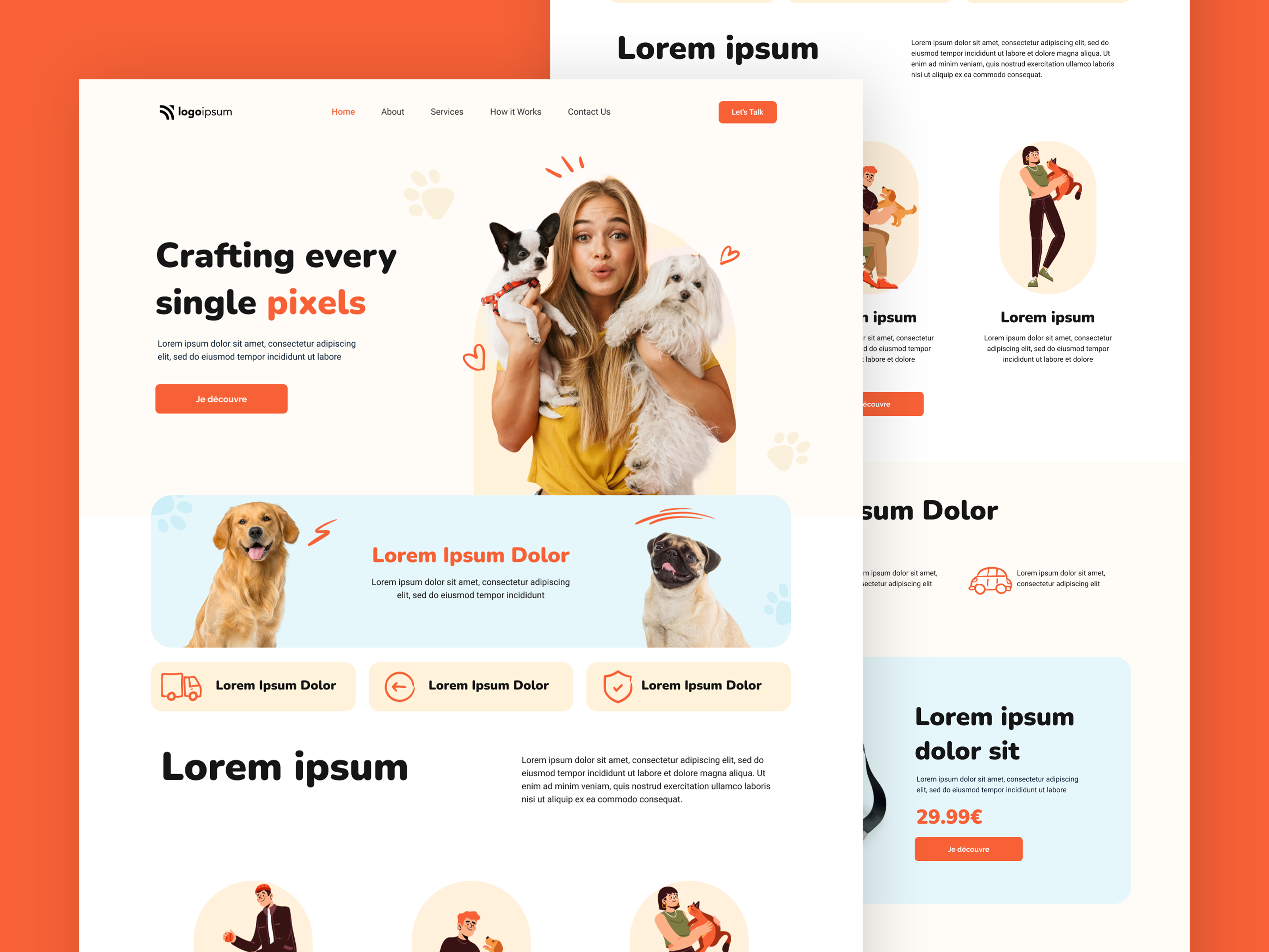 Pet Care Website Designs, Themes, Templates And Downloadable Graphic ...