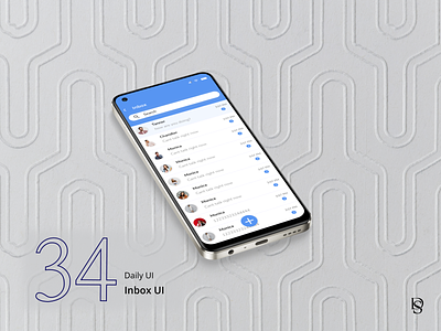 Inbox UI app design branding daily ui design illustration inbox ui mobile design ui ux