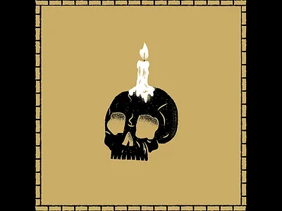 Skull Candle candle conceptual illustrator editorial editorial illustration editorial illustrator illustration illustrator james olstein james olstein illustration jamesolstein.com new year philadelphia illustrator skull texture vector