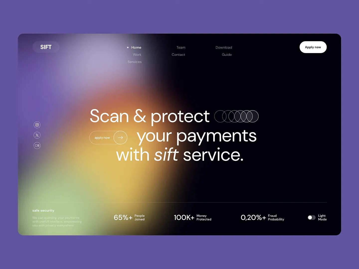 Innovative Experimental Website Design for SIFT Fintech