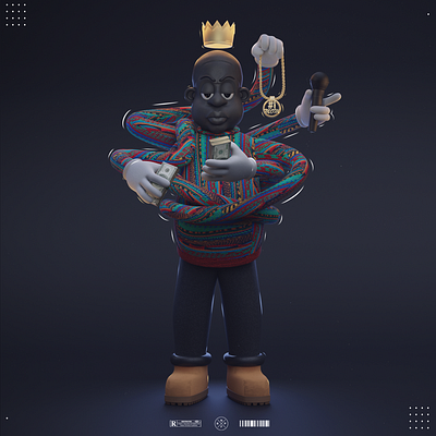 Gimme the Loot! 3d art blender character design