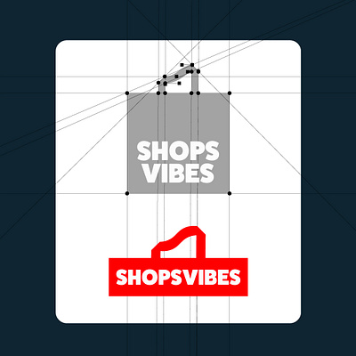 Shopsvibes branding design dribbble logo typography