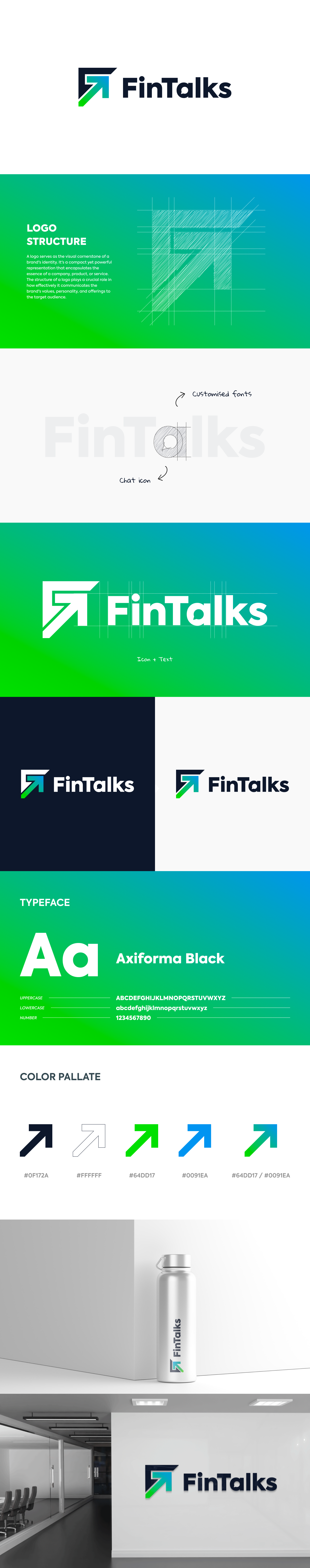 Introducing the "Fintalks" logo 7span banking logo branding casestudy chat corporate brand crypto crypto currency digital digital identity finance financelogo fintech fintechlogo graphic design logo money startup ui visual identity