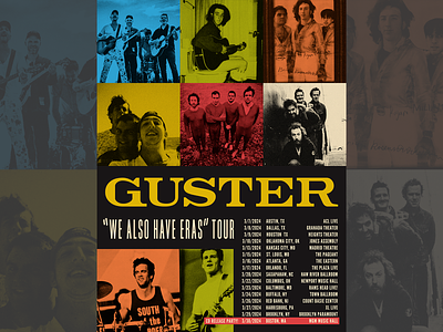 Guster 'WE ALSO HAVE ERA'S' Tour Admat admat gigposter graphicdesign guster posterdesign touradmat tourbranding