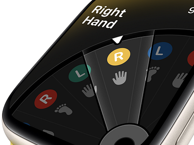 Twister Spinner — Apple Watch App app apple apple watch ui user experience user interface ux watchos