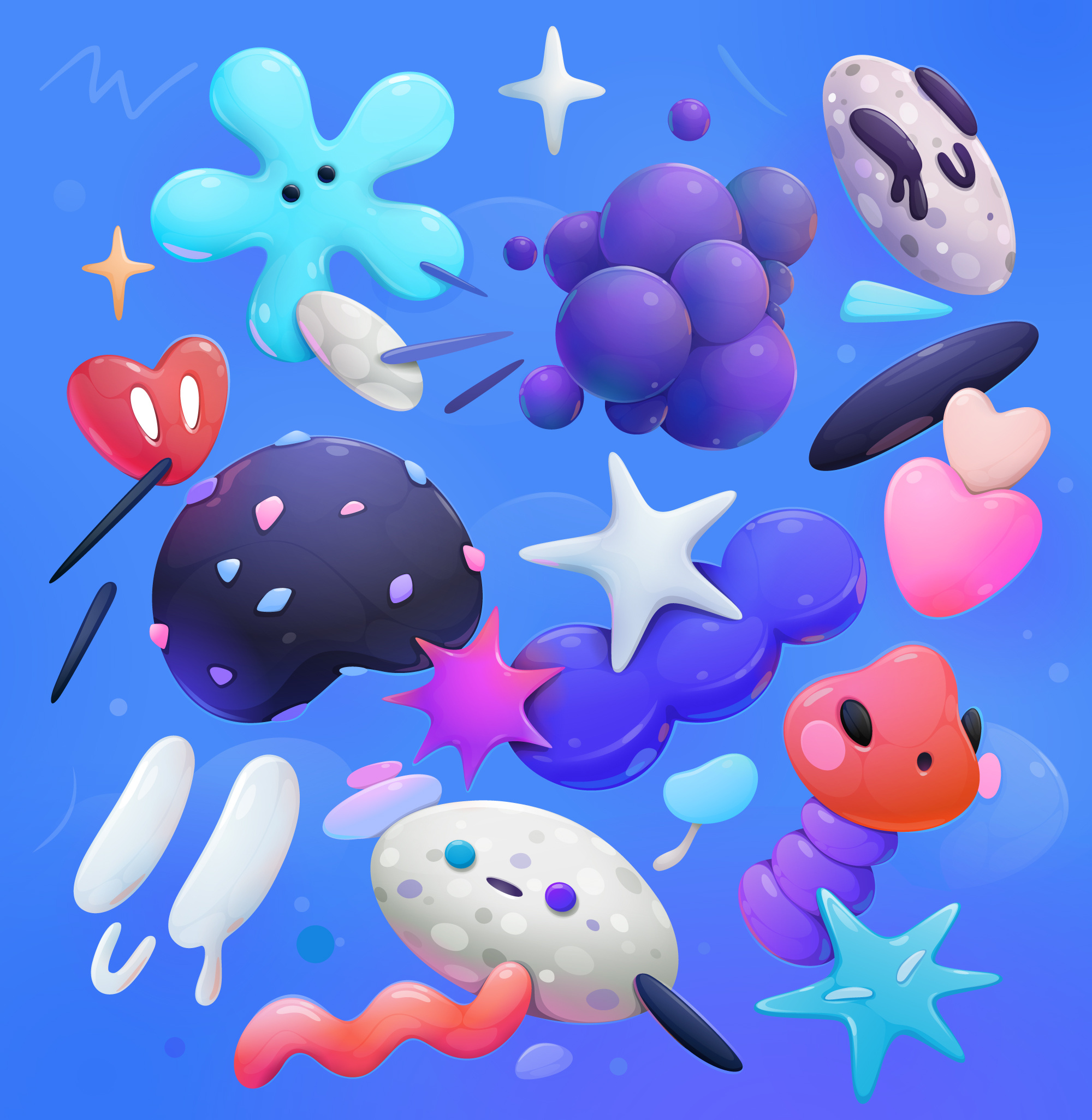 Pattern#2 abstract branding cartoon character concept design illustration vector zutto