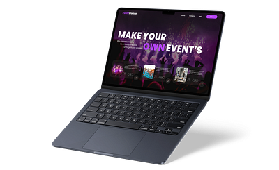 EventWeave: Make your own event's branding design events figma graphic design landing page ui uiux website