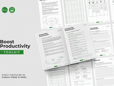 Boost Productivity Toolkit coach coaching coaching tool counseling find yor flow goal setting interactive pdf pdf productivity productivity planner smart goals therapy toolkit