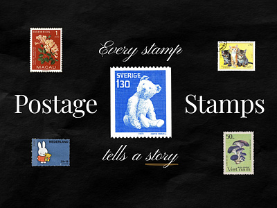 POSTAGE STAMPS, LONGREAD. animation collage design graphic design longread madeontilda postage stamps stamp stamps tilda ui uxui webdesign webdesigner