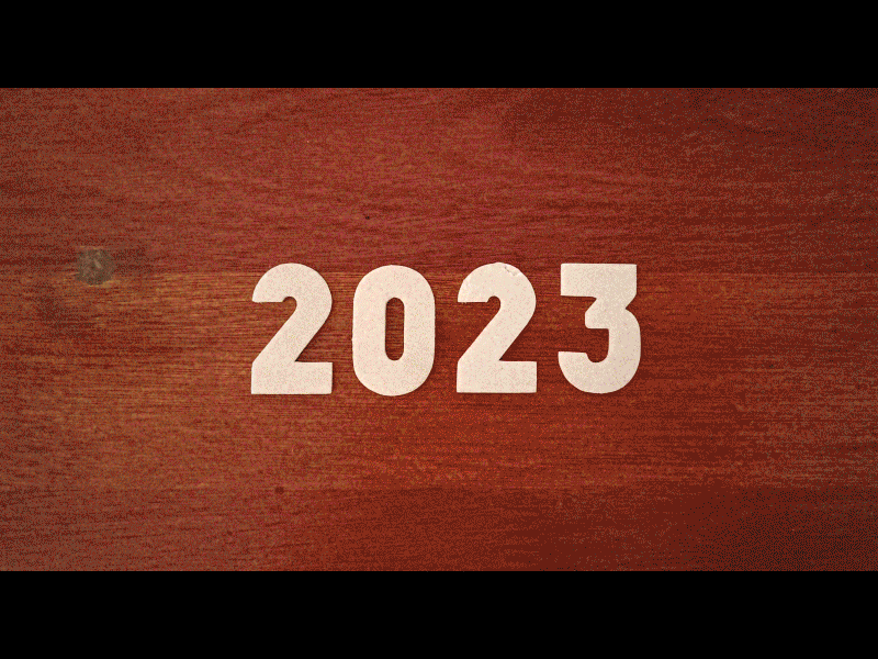 Happy New Year 2024 after effects animation gif motion graphics