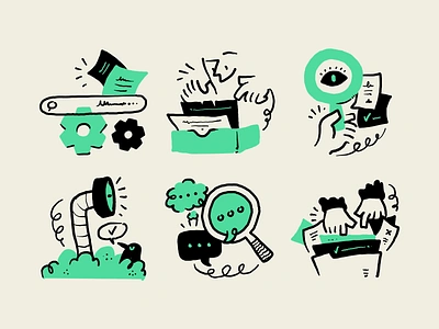 Search Spot illustrations creative branding doodle files finder flat folder hand drawing icons illustration magnifier search search engine seo spot illustrations submarine vector vivid web icons web search website illustrations