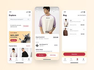 Fashion App app design application clothing clothing app clothing brand design e commerce design e commers app ecommerce fashion brand fashion mobile app interface marketplace mobile app online store commerce shopping shopping app ui ui design uiux