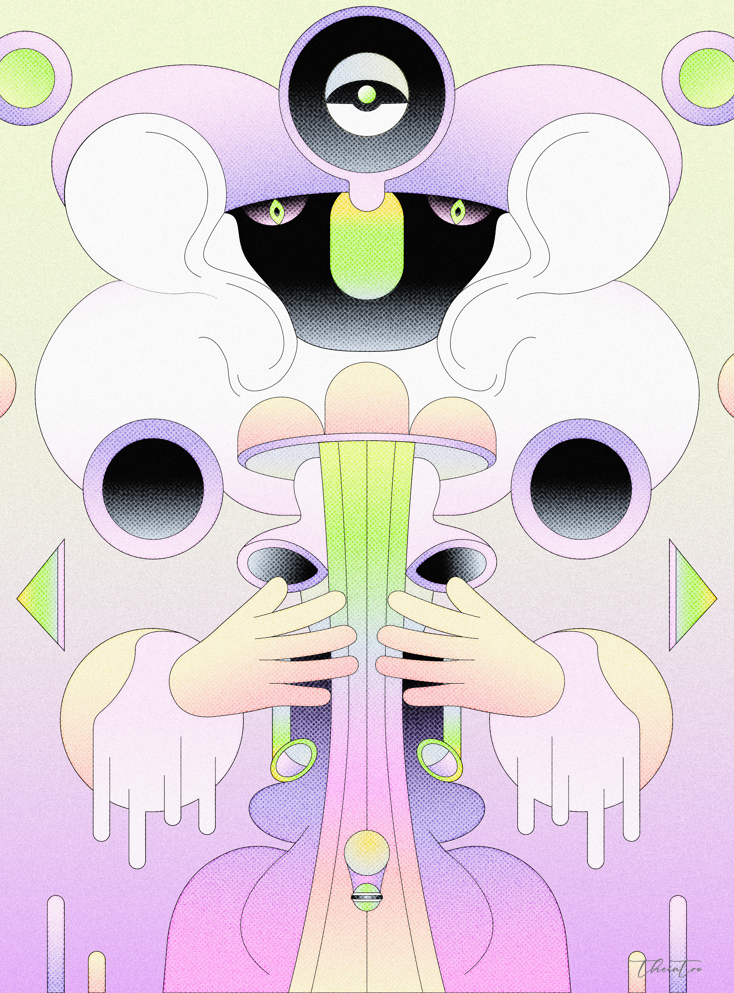 VECTOR MONSTER ILLUSTRATION VOL.3 art digital art drawing graphic design illustration monster painting poster vector