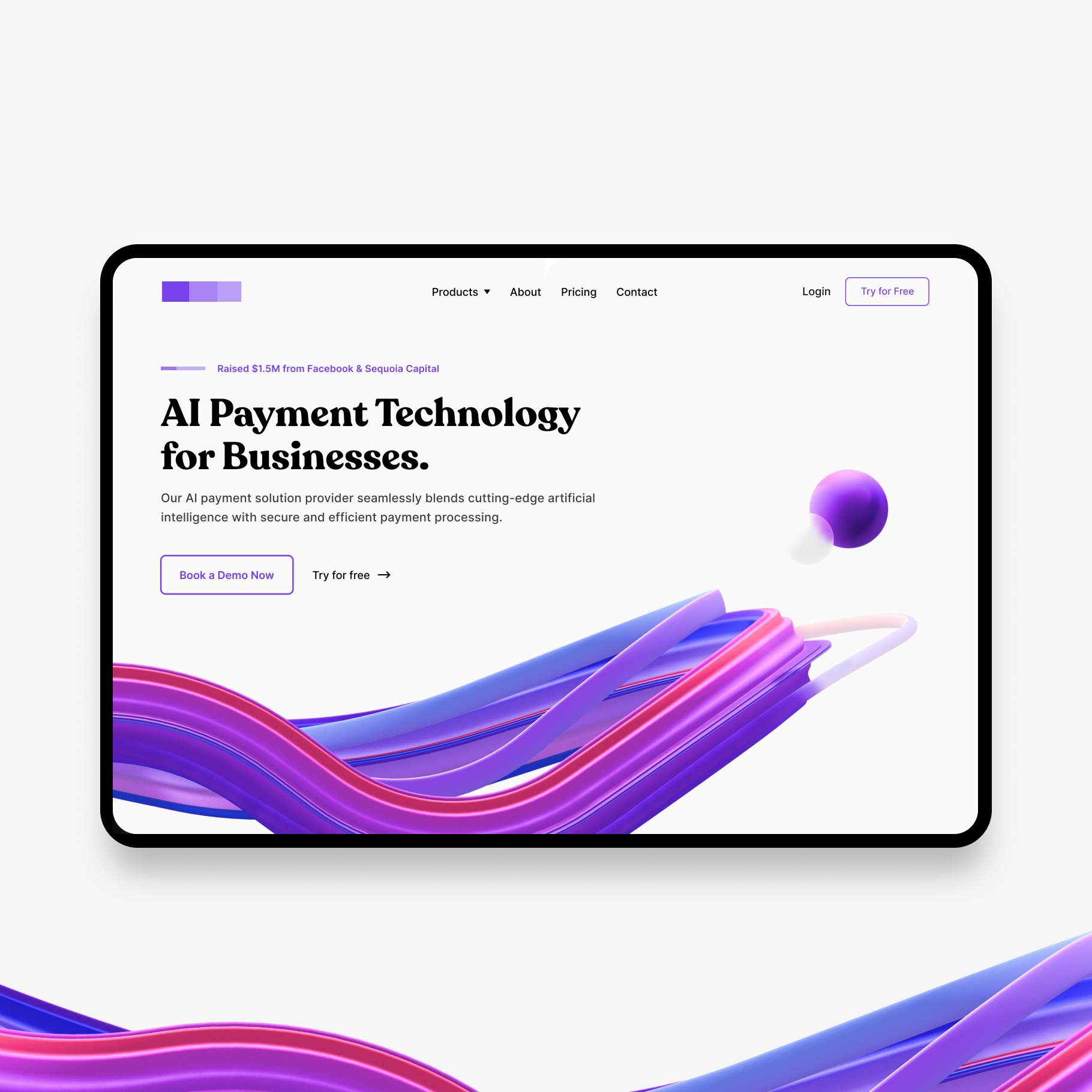 Example of Website Design (8 Pages)