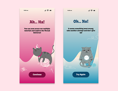 Error & Success Flash Message - DailyUI #11 app design illustration mobile app ui ux