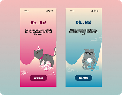 Error & Success Flash Message - DailyUI #11 app design illustration mobile app ui ux