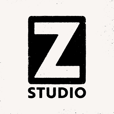 ZStudio Portfolio Refresh adobe fonts branding distressed lettering logo portfolio texture title treatment typography website z