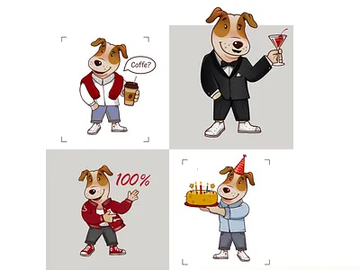 Ardi cheese mascot illustration brand branding character cheese cocktail dog graphic design illustration jackrassell leonardo mascot rassell