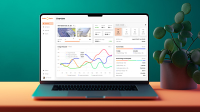 Solar Gate - Investing Dashboard React Admin UI Template dashboard energy financial green energy illustration investing investment monitoring platform saas savings solar solar energy solar panels sustainable ui ui ux uiux web app web design