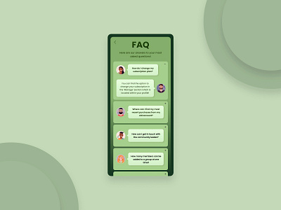 FAQ Screen - App Design app app design design faq figma freelance ui ui design ux ux design