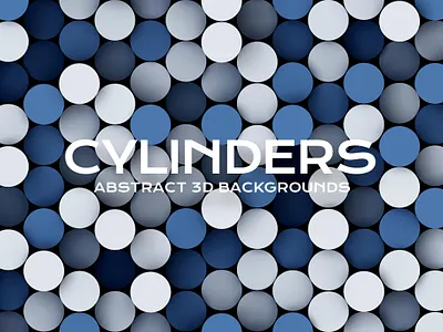 Colorful Circle Mosaic 3D Backgrounds 3d 3d rendering abstract background c4d cinema 4d circles colorful confetti cylinders dynamic graphic illustration motion round wallpaper