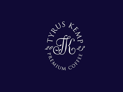 Logo for Tyrus Kemp Coffee. branding design graphic design illustration logo logotype vector
